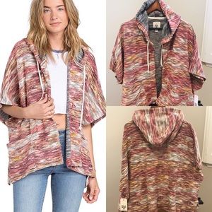 Billabong Women’s Open Front Hoodie Size S/M